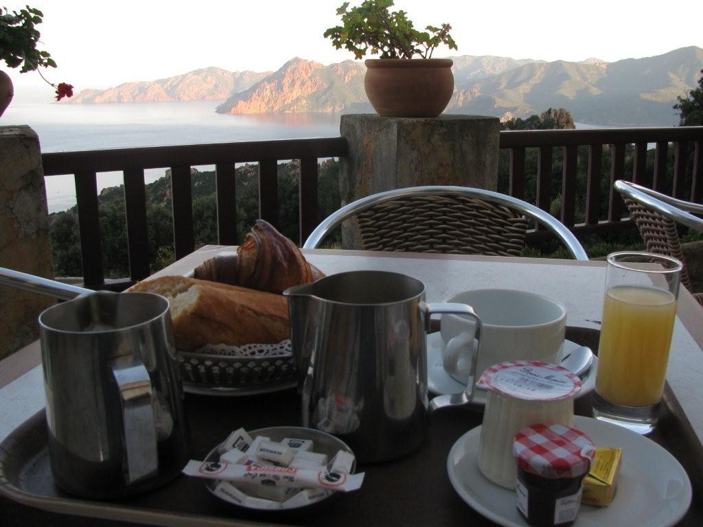 Breakfast in Corsica